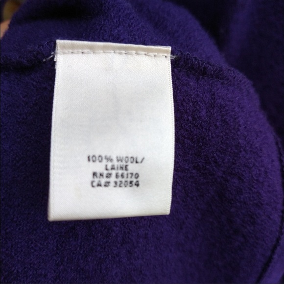 Charlie Robin Anthropologie Purple Wool Coat S - Picture 3 of 3